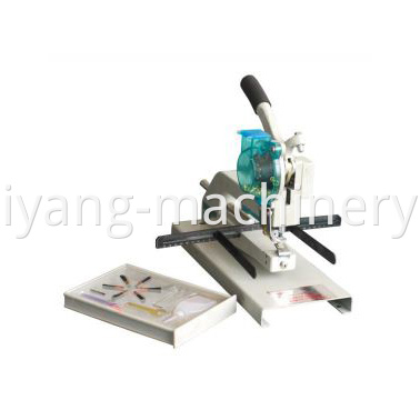 manual long arm and single head eyelet machine